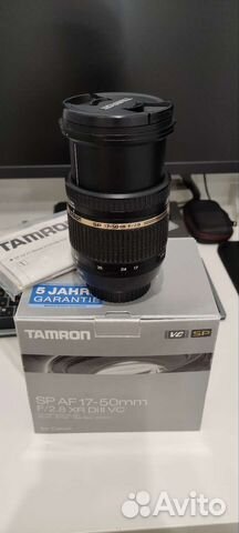 Объектив Tamron SP AF 17-50mm f2.8 для canon