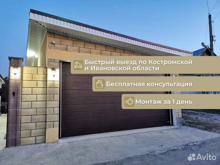 Секционные ворота Алютех