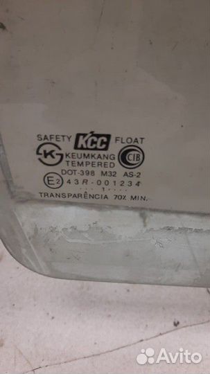 Стекло двери передней правой Hyundai Accent