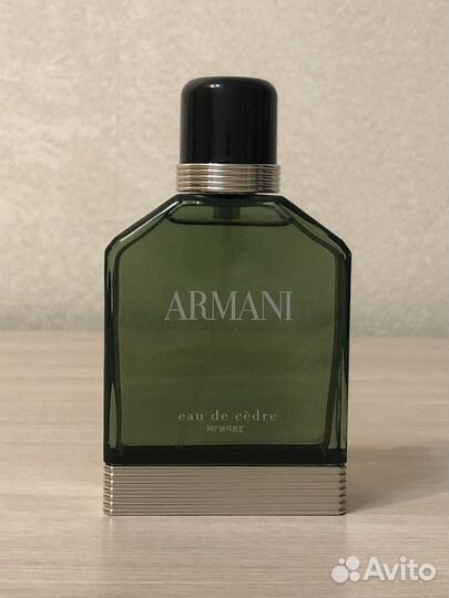 Armani eau de cedre pour homme Оригинал