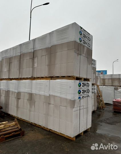 Газобетонные блоки Эко, лср D500