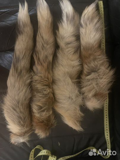 Натуральный мех лисы для творчества хвост лисы