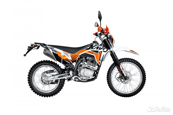 Мотоцикл кроссовый kayo T2 250 enduro PR 21/18