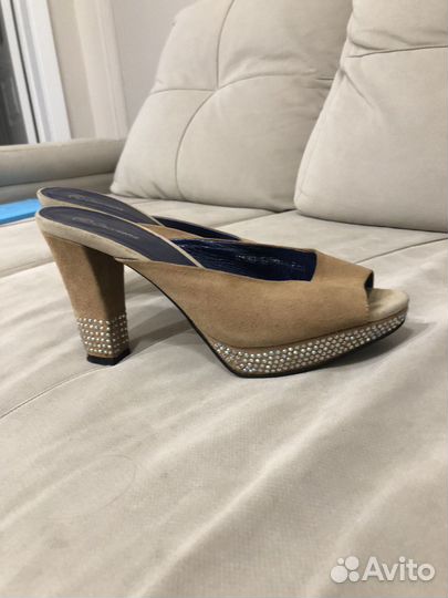 Сабо шлепки натуральные 37