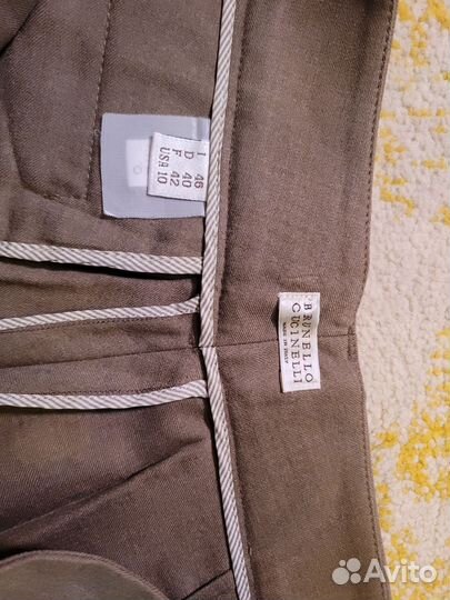 Brunello cucinelli брюки женские