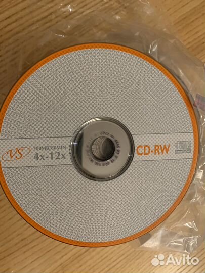 Компакт диски cd-rw VS 50 штук