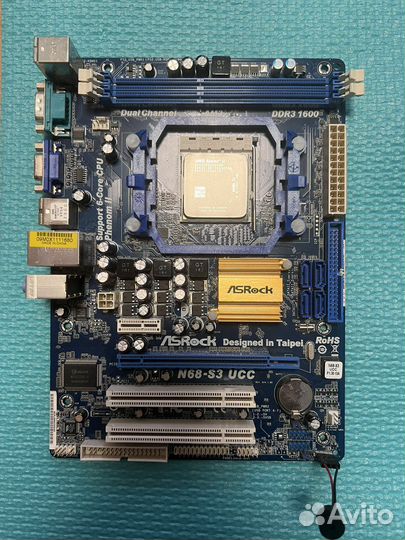 Материнская плата am3 Asrock n68-s3 ucc