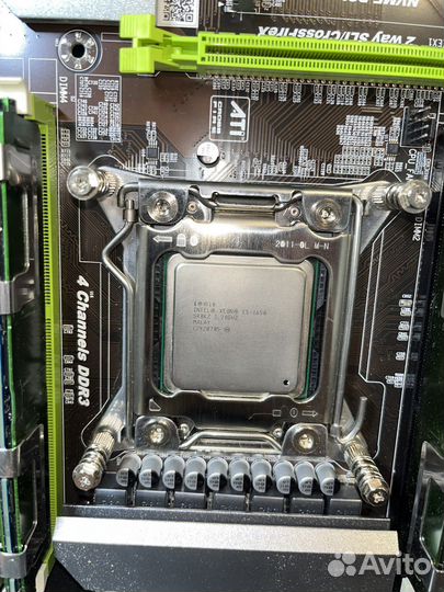 Intel xeon E5 1650 3.20 GHZ 16GB RAM на Плате
