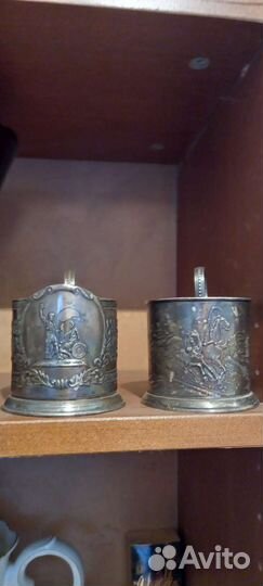 Подстаканники СССР мельхиор