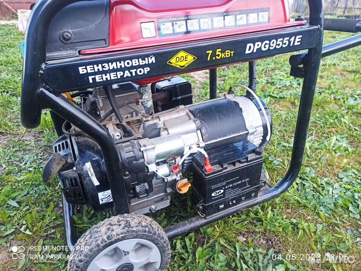 Бензогенератор DDE 7.5 квт