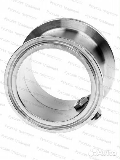 Мини царга с ниппелем под термометр, 2 дюйма