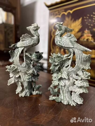 Статуэтка. Павлин. Скульпура. Винтаж из Европы