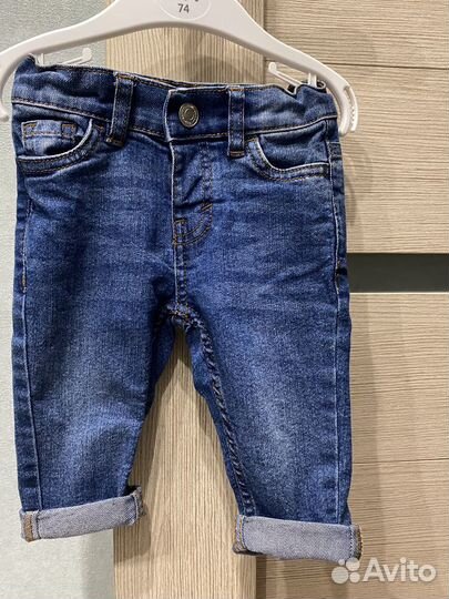 Джинсы для мальчика 74
