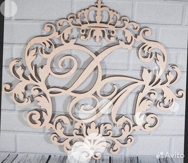 Монограмма на свадьбу