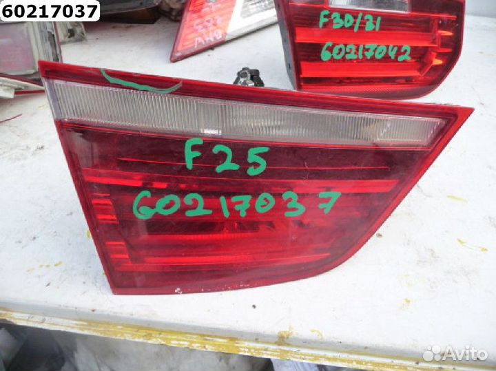 Фонарь задний внутренний левый BMW X3 F25