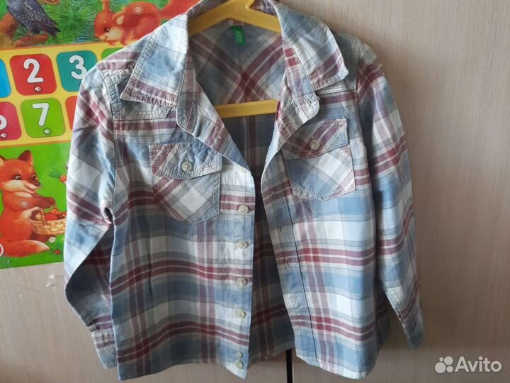 Рубашки хлопок 110-116