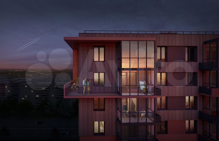 2-к. квартира, 56,9 м², 17/25 эт.