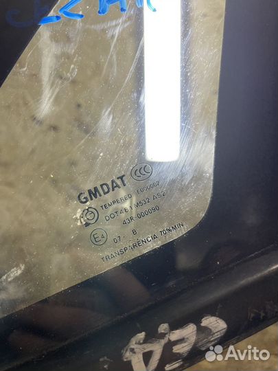 Заднее стекло,Форточка Chevrolet Lacetti Седан