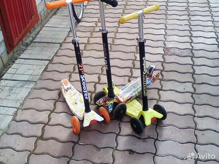 Самокаты детские на запчасти