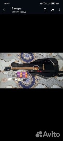 Акустическая гитара fender