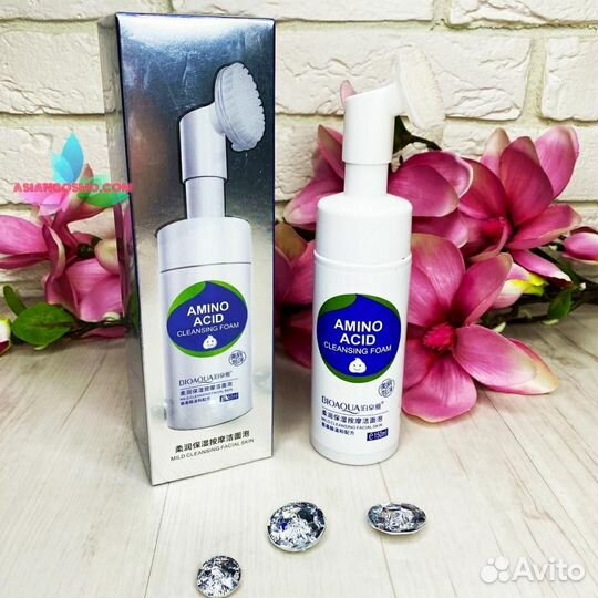 Очищающий мусс-пенка c аминокислотами для умывания