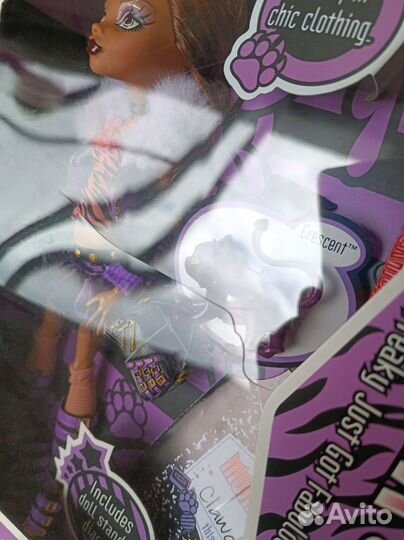 Кукла Монстер Хай Клодин Вольф 1-й выпуск нрфб