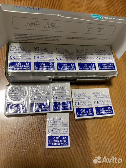 Линзы Acuevue Oasys -3.5