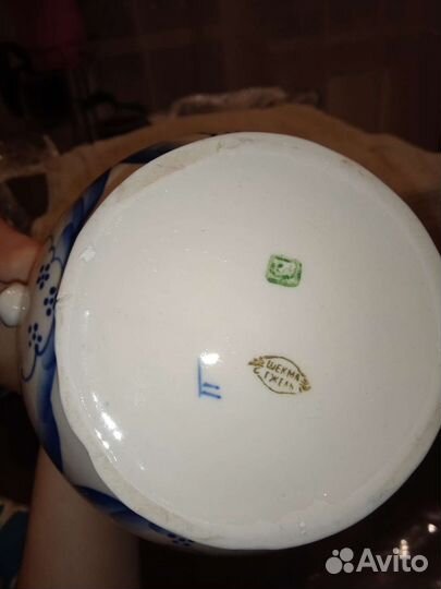 Фарфоровая посуда гжель