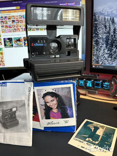 Плёночный фотоаппарат Polaroid 636 Close up