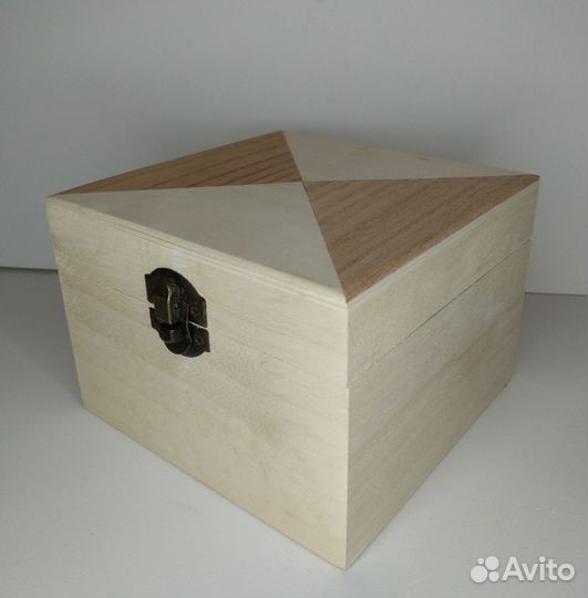 Шкатулки для декора деревянные, набор из 3-х шт