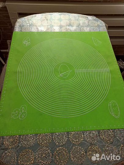 Силиконовый коврик для теста