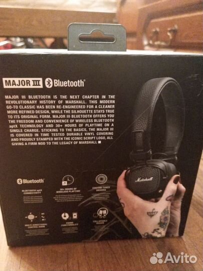 Без проводные наушники Marshall major 3