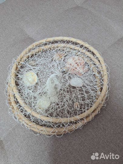 Декоративная сетка - морская тематика