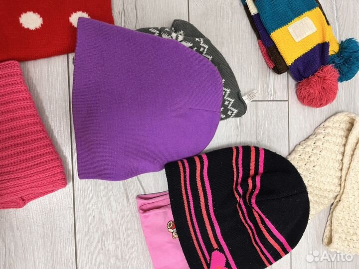 Шапки и шарфы для девочки