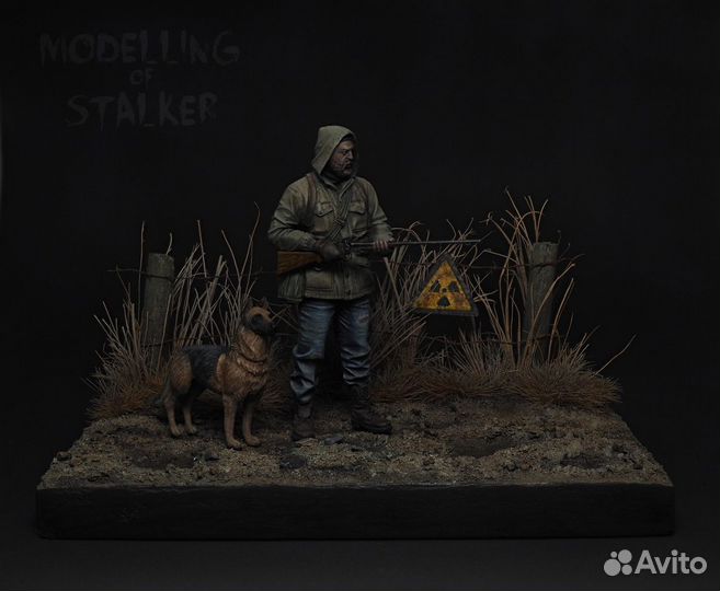 Диорама-фигуры ручной работы сталкер конец света
