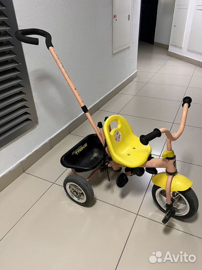 Велосипед детский с ручкой