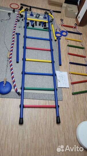 Детская шведская стенка с турником