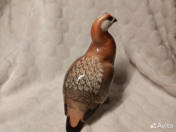 Статуэтка фарфор СССР лфз перепёлка идеальное сост