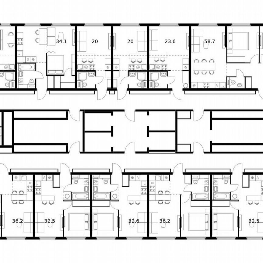 2-к. квартира, 49,7 м², 17/25 эт.