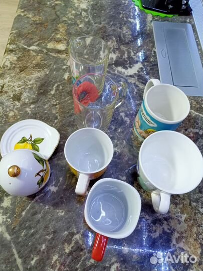 Кружка 6 штук+ лимонница