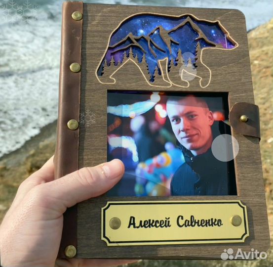 Ежедневник из дерева (береза)