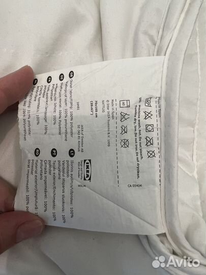 Наматрасник IKEA 70*160 непромокаемый