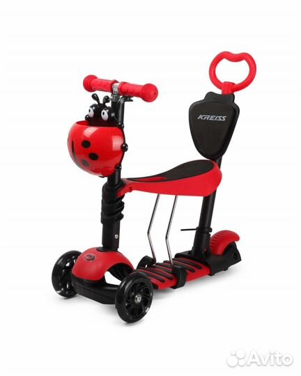 Самокат трехколесный