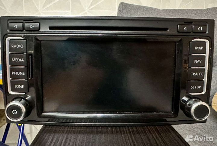 Штатная магнитола на volkswagen touareg