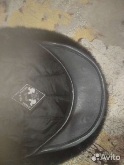 Меховая мужская кепка