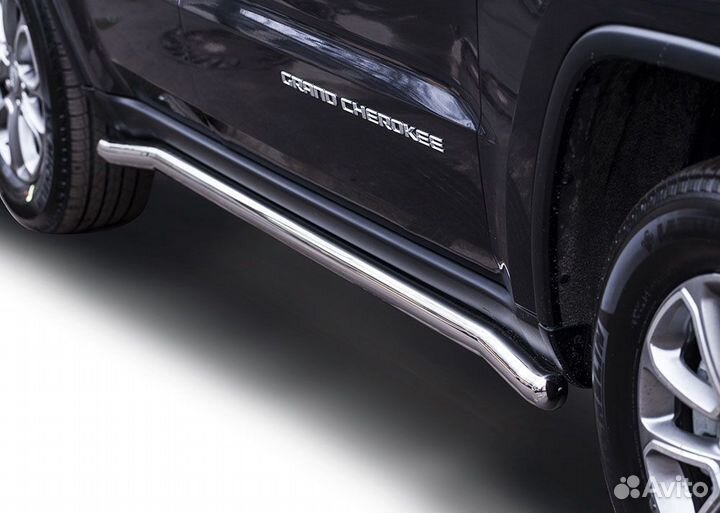 Защита порогов Jeep Grand Cherokee (2011)