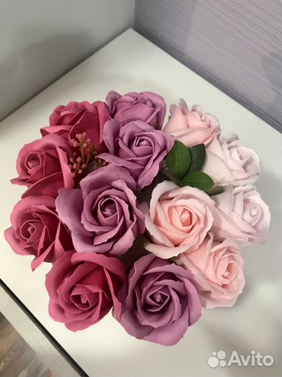 Букет из мыльных роз 13 шт