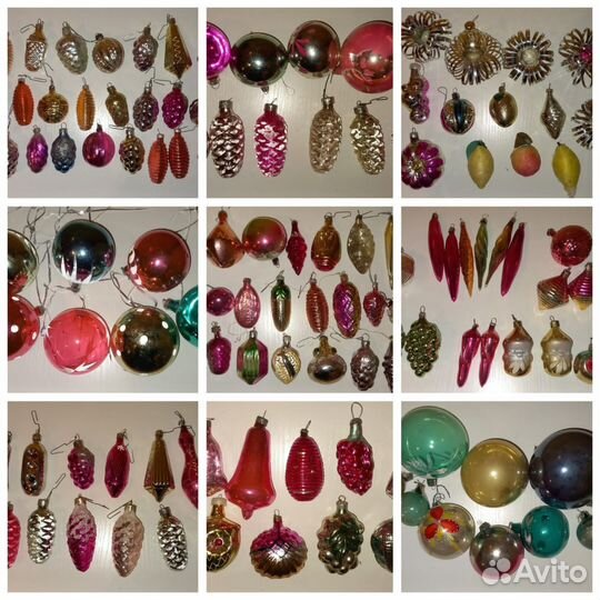 Елочные игрушки из СССР