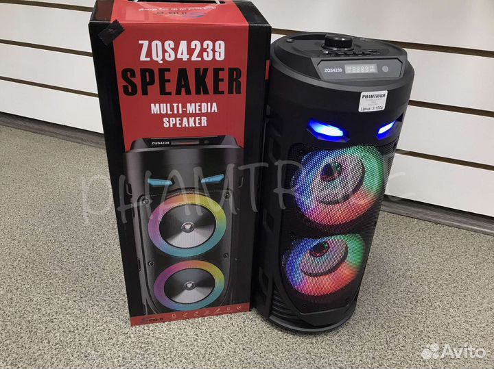 Блютуз колонка ZQS 4239 с микрофоном арт.03