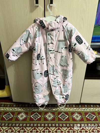 Зимний комбинезон для девочки 74 -80